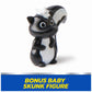 PAW Patrol Rubble & Mr. Porter Figure Pack with Skunk Figure, Kids Toys for Boys and Girls 3 Years Old