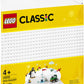 LEGO Classic White Baseplate 11010 Creative Toy for Kids, Great Open-Ended Imaginative Play Builders (1 Piece)