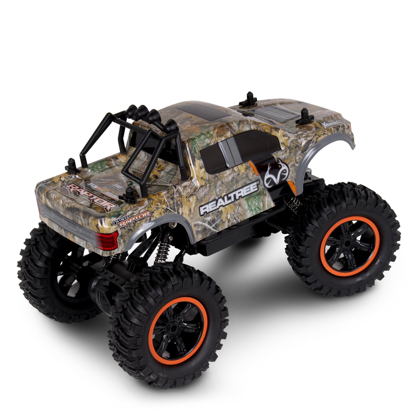 NKOK Realtree 4x4 Off Road Rock Crawler 2.4GHz 1/14 Scale R/C (RTR) Ford F-150 Raptor, Batteries and Charger Included, Rugged Body is Ready to Climb