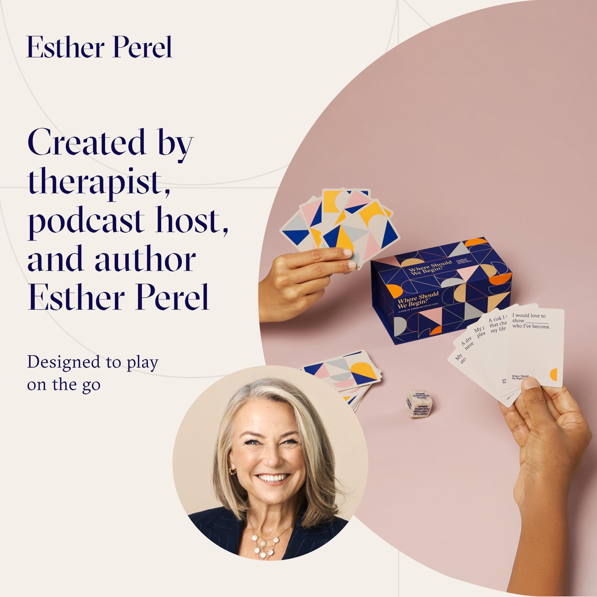 ESTHER PEREL Where Should We Begin? Card Game, for Dating and Game Night