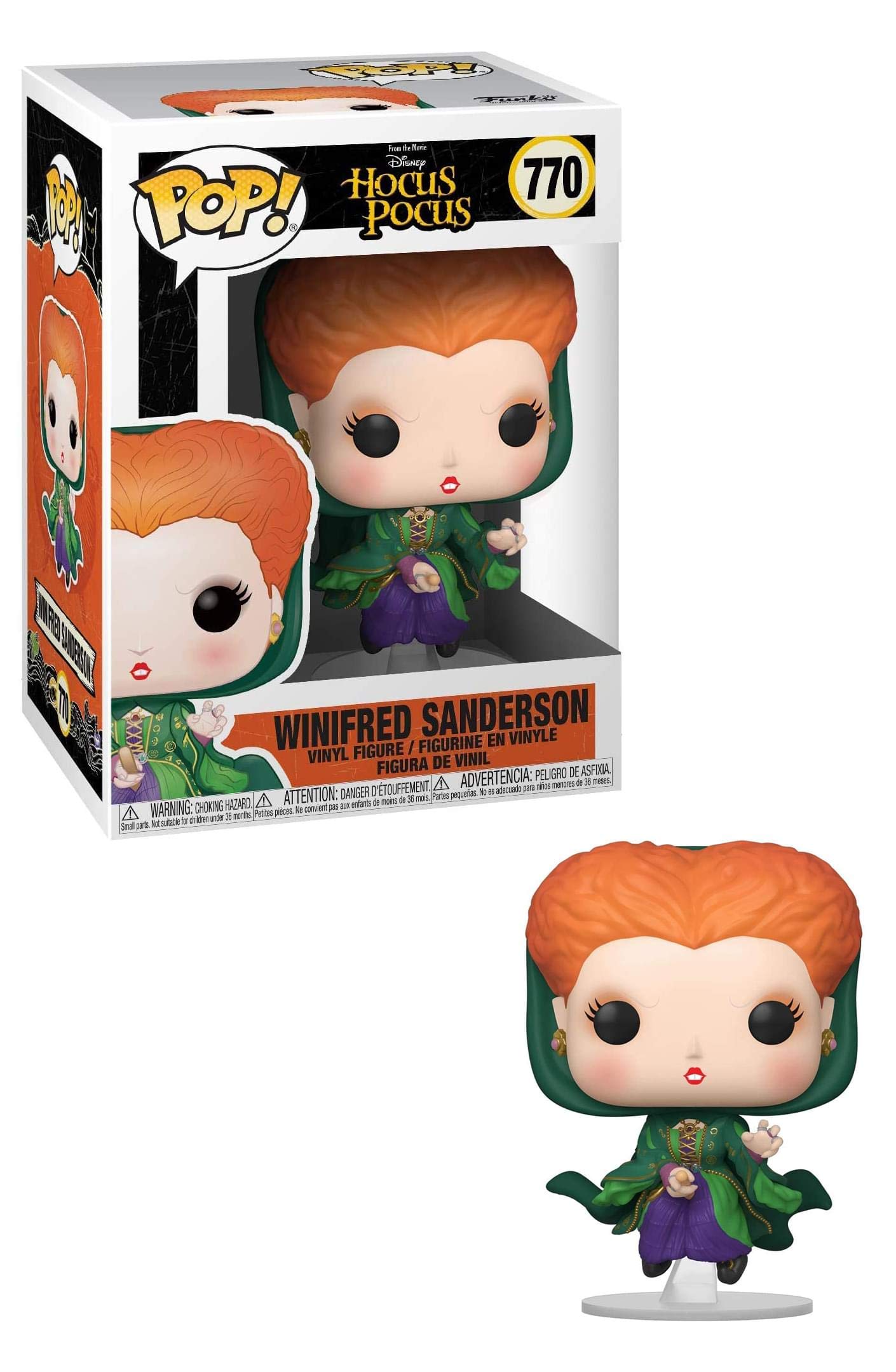 Funko Pop! Disney: Hocus Pocus - Winifred Flying, Multicolor