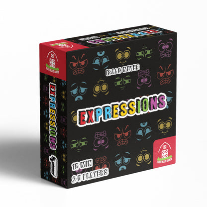 Barn Made Games Expressions Card Game - Cooperative Fun Interactive Family Game, 2-5 Players, 15 Minute Playtime