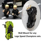 TEYOUYI 24PCS Wall Mount for Any Lego Speed Champions Sets Wall Bracket for Lego Speed of Champions with a Base for The Pilot,Wall Mount for Brick