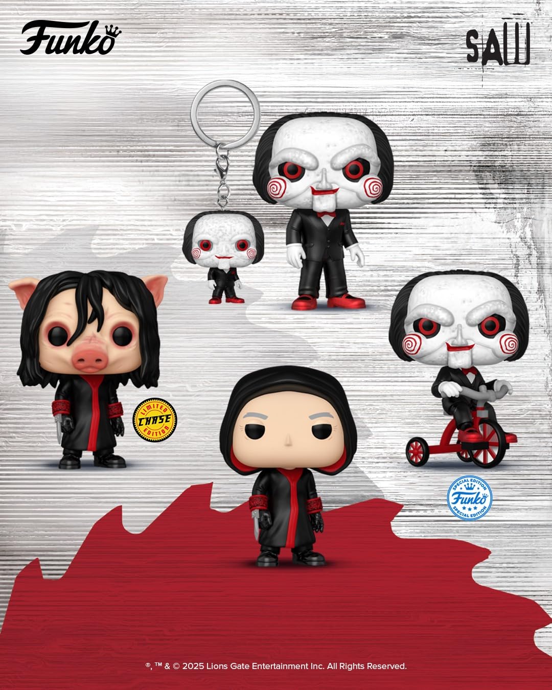 Funko Pop! Plus: Saw - Billy The Puppet - Amazon Exclusive - Collectable Vinyl Figure - Gift Idea - Official Merchandise - Toys for Kids & Adults