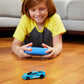 Hot Wheels Toy Car, RC C8 Corvette in 1:64 Scale, Remote-Control Vehicle with Controller & USB Cable, Works On & Off Track