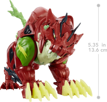 Masters of the Universe Action Figure Battle Cat with Power Attack Move and Saddle, Toy Character Collectible