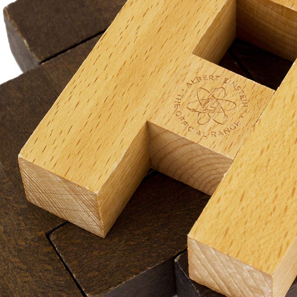 The Einstein Collection Letter Blocks - 3D Brain Teaser Puzzles - 12 Brain Teasing Challenges. - Professor PUZZLE 3D Brain Teaser Puzzles