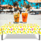 AMZPTBOY Hawaiian Lemon Tablecloth,Lemon Party Decoration, Disposable Lemon Table Cover Summer Fruit Table Cover Indoor/Outdoor Picnic Summer Beach