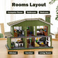 Modern House Building Set, Warm Family Comedy TV Sitcoms The Dunphy's House Building Set Compatible with Lego Gifts for Fans and Adults and Girls Aged