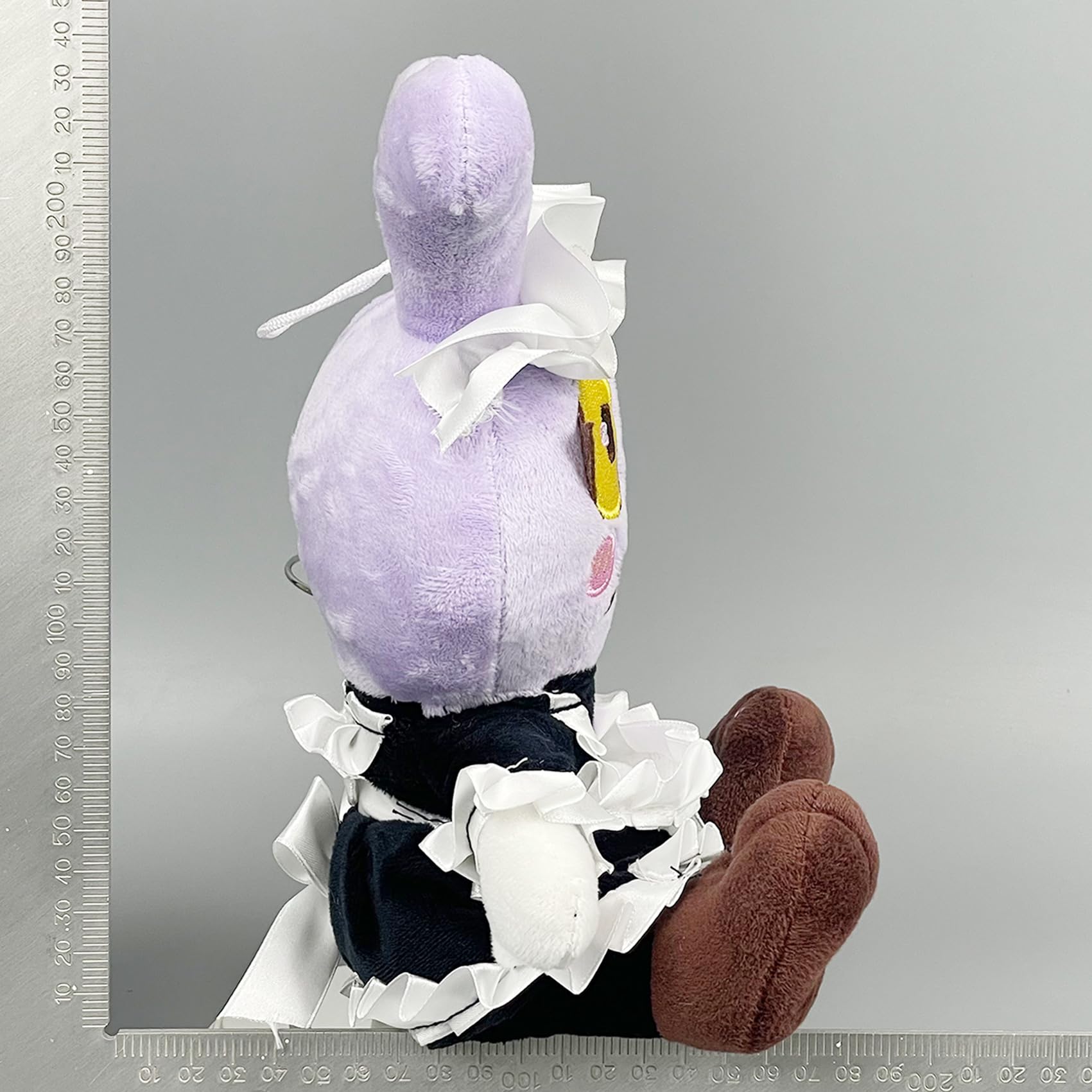 Lithosync Dark Digital Circus Bunny Plush Toy, Purple Rabbit Stuffed Animal Figure, Soft Collectible Plush Doll Gift for Fans and Gamers