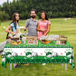 HAKOTI Golf Party Decorations - 3pcs Waterproof Rectangle Tablecloths for Birthday Theme, Supplies and Table Covers