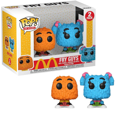 Funko Pop! Ad Icons: McDonald's - 2 Pack Fry Guy (Orange & Blue)