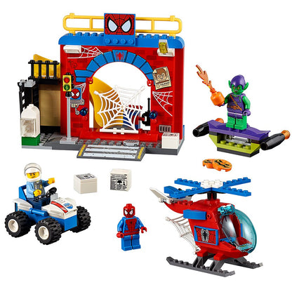 LEGO Juniors Spider-Man Hideout 10687 Toy, Marvel Legends