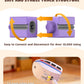 Innovakids Electric Train Sets Racer Track, 121 PCS DIY Cubes Anti-Gravity Klick Rail 3D Infinity Track, STEM Traffic Blocks Trainset Gifts Toys