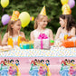 RBJHDRHD 2Pcs Princess Party Tablecloth Princess Birthday Party Supplies Girl Kids Baby Shower Birthday Party Supplies