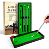 Juboury Golf Pen Gift Set,Mini Office Desk Golf Pens Game