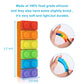 Sensory Chew Necklace, SLGOL Rinbow Color Silicone Chew Pendant Training and Development Fidget Toy Chewing Necklace for Chewing Kids, Autism ADHD
