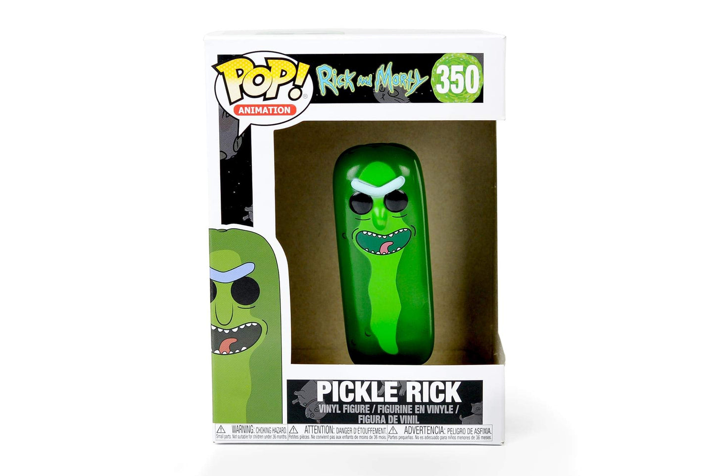 Funko San Diego Comic-Con 2019 Pop! Rick & Morty: Pickle Rick Glow-In The-Dark Vinyl Figure, Multicolor, 3.75 inches