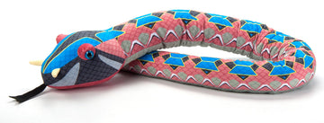 The Petting Zoo Rhino Viper Snake Stuffed Animal Plushie, Gifts for Kids, Wild Onez Snake Animals, Snake Plush Toy 54 Inches
