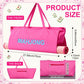 CTHMTMXS Rose Red Mahjong Bags for Tiles and Racks, 28x9 Inch Empty Mahjong Tote Bag with Zipper Closure and Outer Pockets, 16 OZ Canvas Waterproof