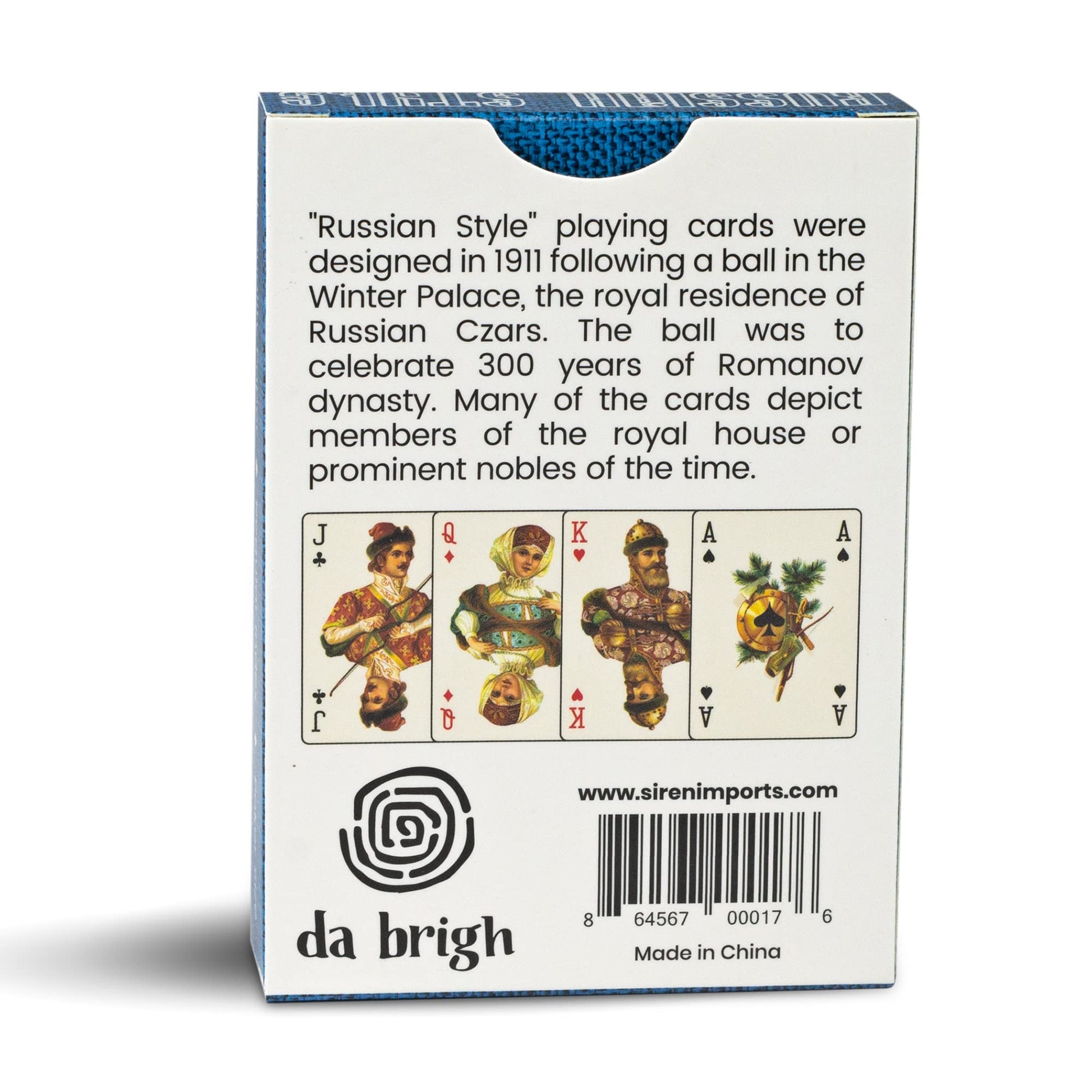Da Brigh Russian Style Playing Cards Deck