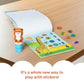 Melissa & Doug Sticker Wow!™ 24-Page Activity Pad and Sticker Stamper, 300 Stickers, Arts and Crafts Fidget Toy Collectible Character - Tiger - for
