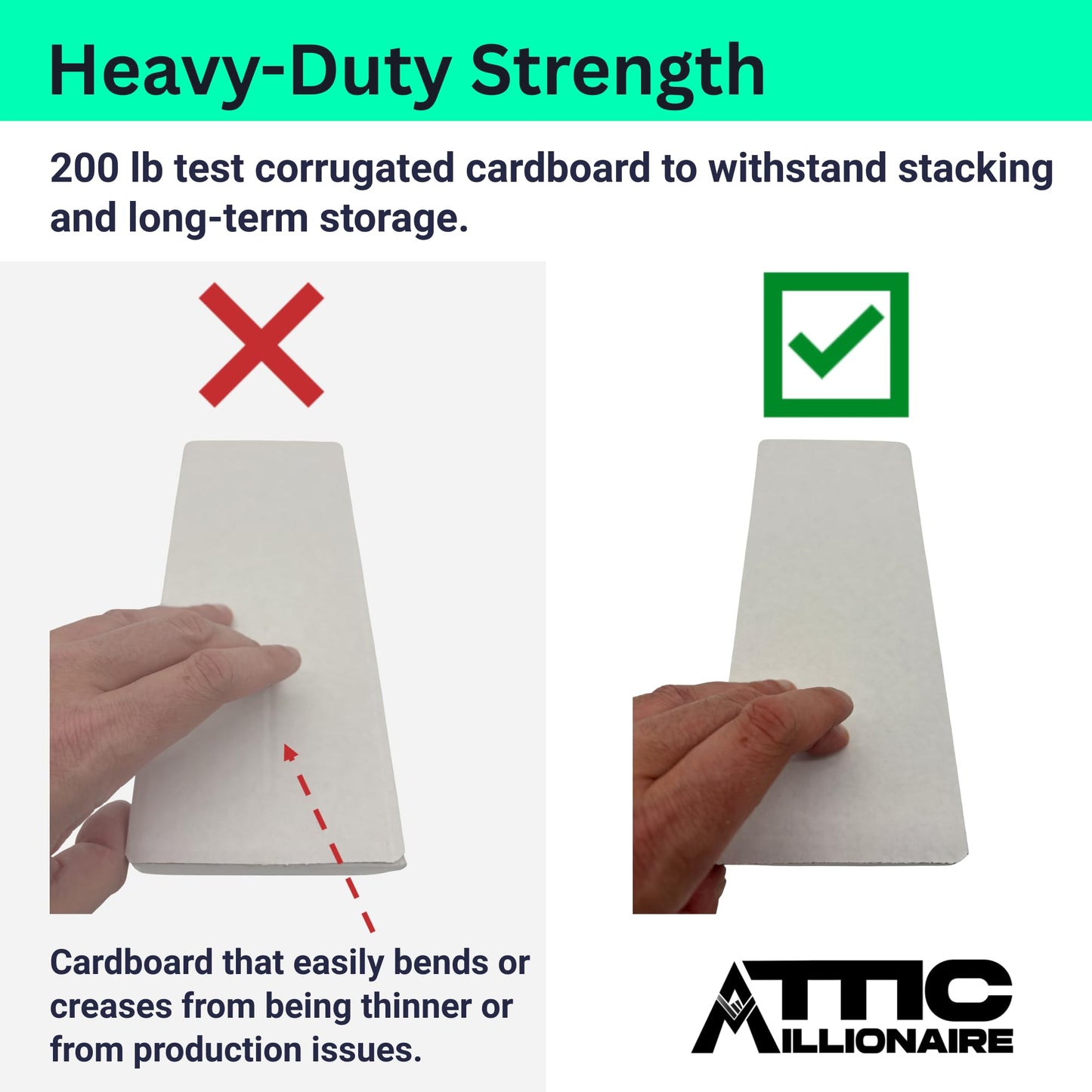 Attic Millionaire (5 Pack) 400-Count Trading Card Storage Box - MADE IN THE USA - Responsibly-Sourced - Trading Card Storage Box for Sports Cards
