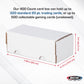 BCW 400-Count Trading Card Storage Box | Baseball Card Storage Box for Sports Cards | Cardboard Organizer for Football, Basketball & More - 10 Pack