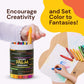 PLAYVIBE Jumbo Crayons - 18 Count, Multicolor, Washable
