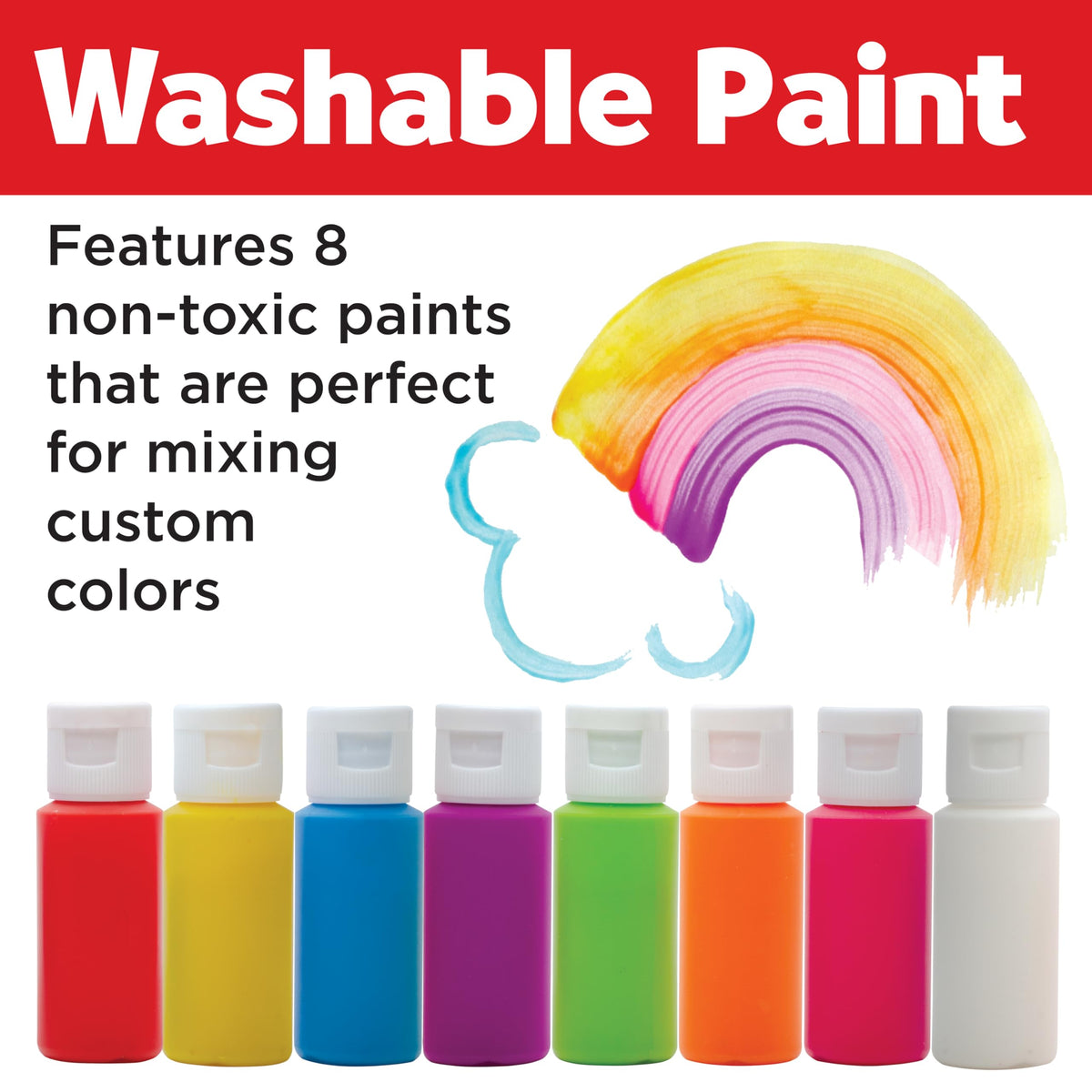 Faber-Castell Young Artist Learn to Paint Set - Washable Paint Set for Kids