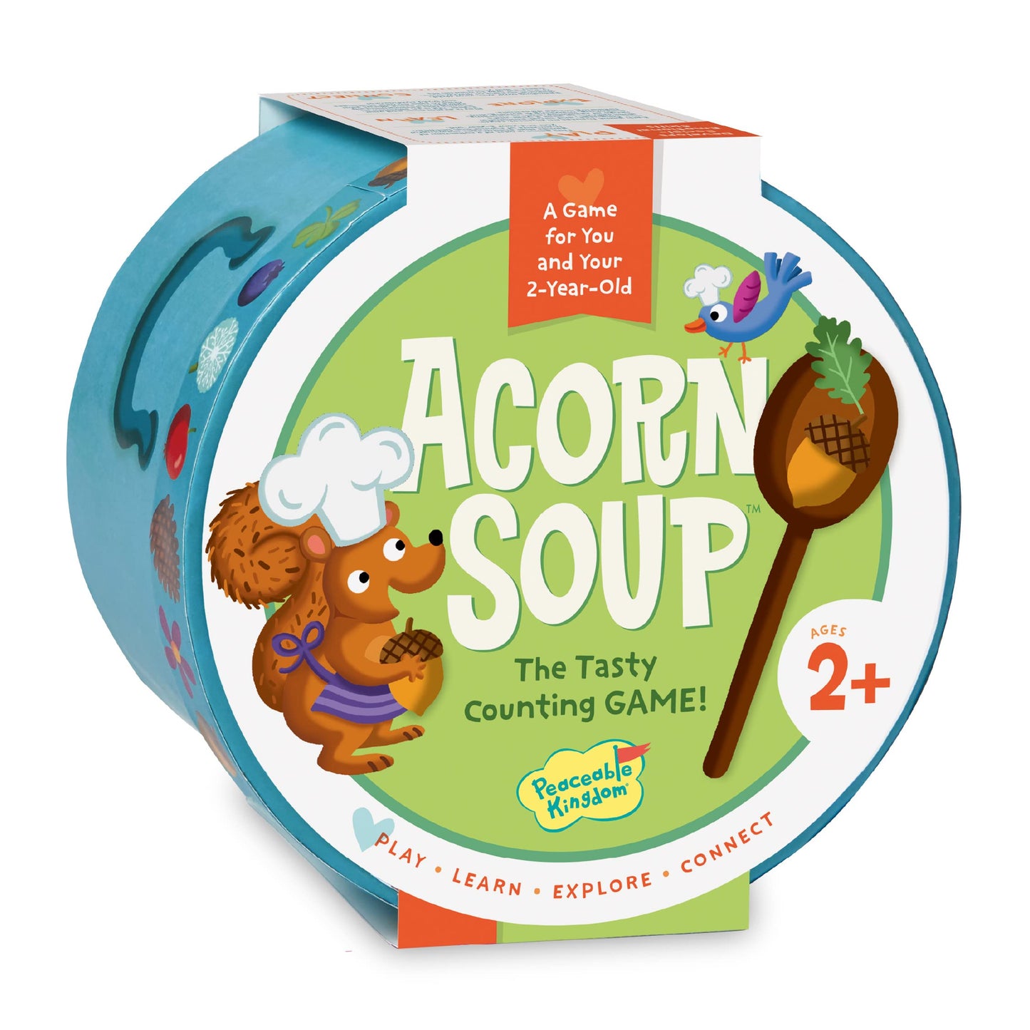 Peaceable Kingdom Acorn Soup - Game for You and Your 2 + Year Old - Fun Toddler Games Ages 2-4 That Teach Numbers and Counting Skills