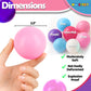 MW SPORTS Play Balls for Ball Pit, Plastic Crush Proof, Phthalate & BPA Free, Pastel Colors. (100 Balls)
