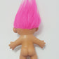 Troll Doll Pink Hair Vintage