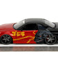 Jada Godzilla 2003 Nissan Skyline GTR R34 - 1:24 Scale Die-Cast, Opening Doors, Hood, Trunk, Rubber Tires - Collectible for Adults - Toho Licensed