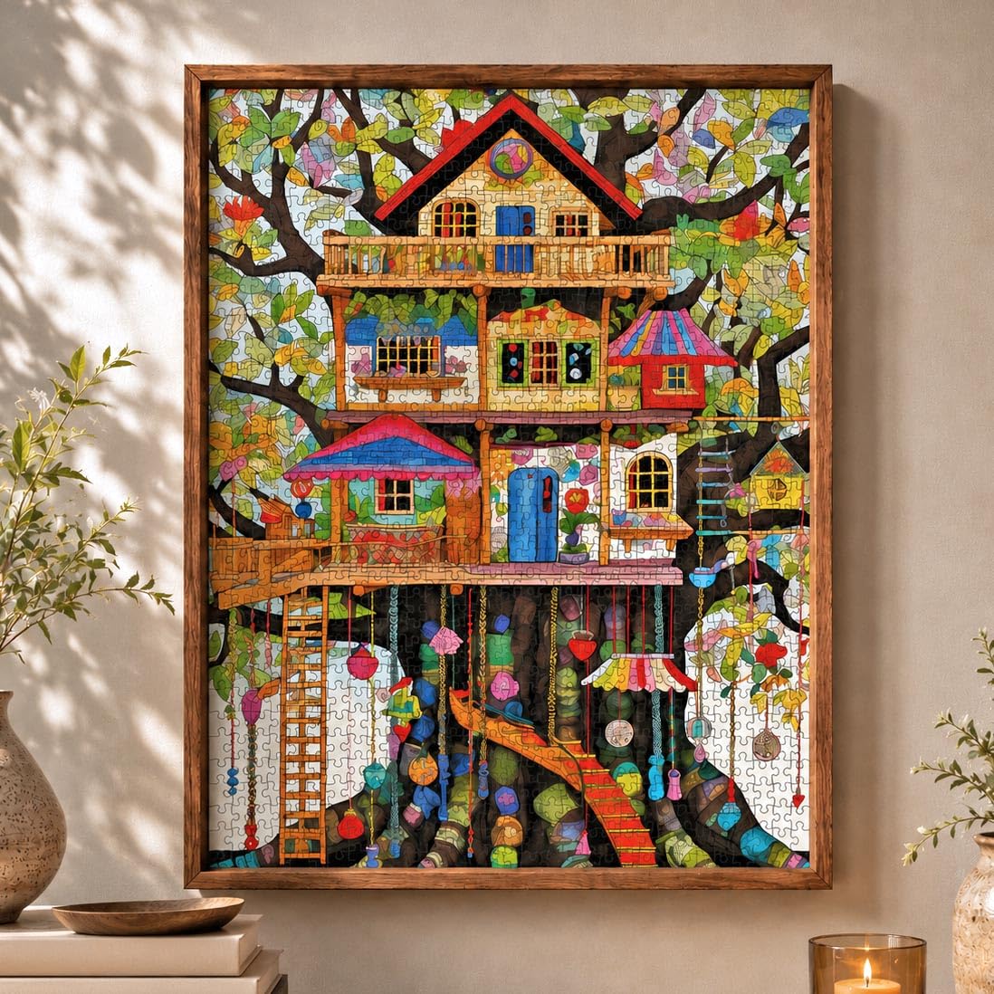 Cross & Glory | Jigsaw Puzzles for Adults | Fantastical Treehouse Escape