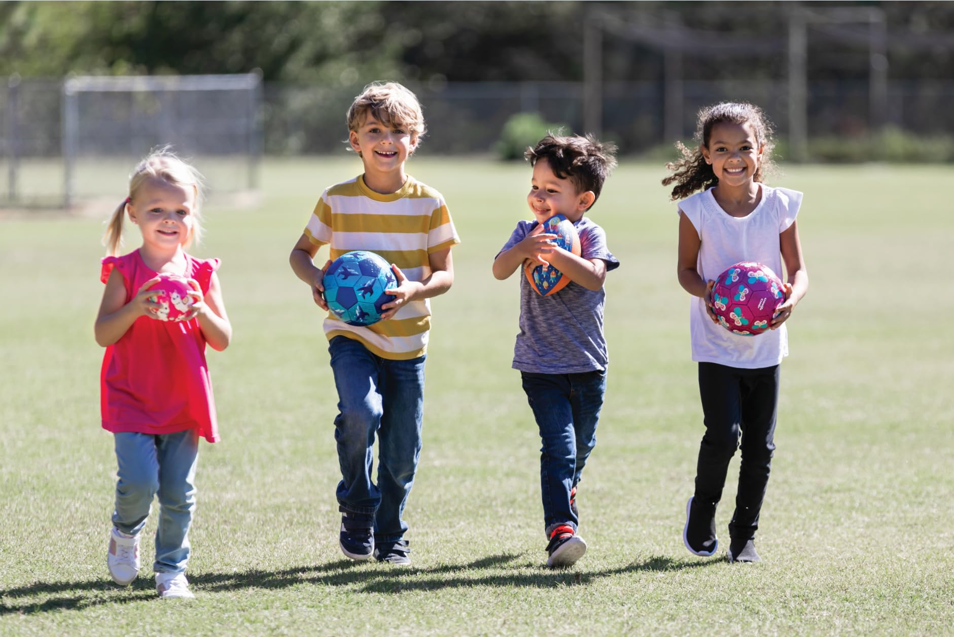 Crocodile Creek Football for Kids Ages 3 and Up - Inflatable Ball for Flag Football Games and Outdoor Sports - Made from Rubber - Solar System