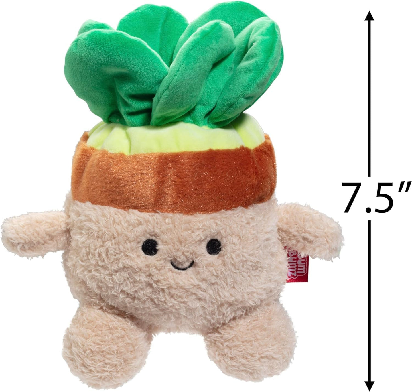 BumBumz Large 6 Pack Weighted Sensory Plush Set 7.5 Inch - Official Licensed Collectible Soft Fuzzy Emotional Support Stuffed Animals - Anxiety Relief