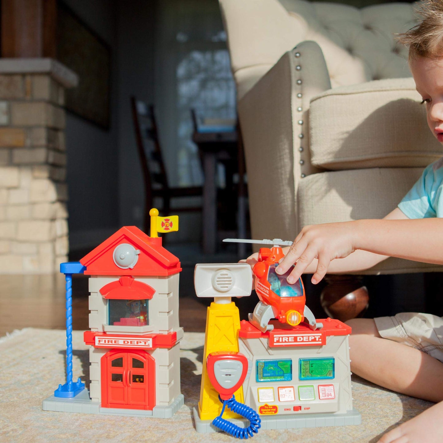Fat Brain Toys Fire Station Playset