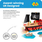Bigjigs Rail Wooden Pirate Ship Galleon - Pirate Accessories for Wooden Train Sets, Bigjigs Train Accessories, Pirate Ship Toys for Kids, Wooden Toys