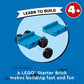 LEGO City Construction Trucks and Wrecking Ball Crane 60391 Building Toy Set for Toddler Kids Ages 4+, Includes 3 Construction Vehicles, an Abandoned