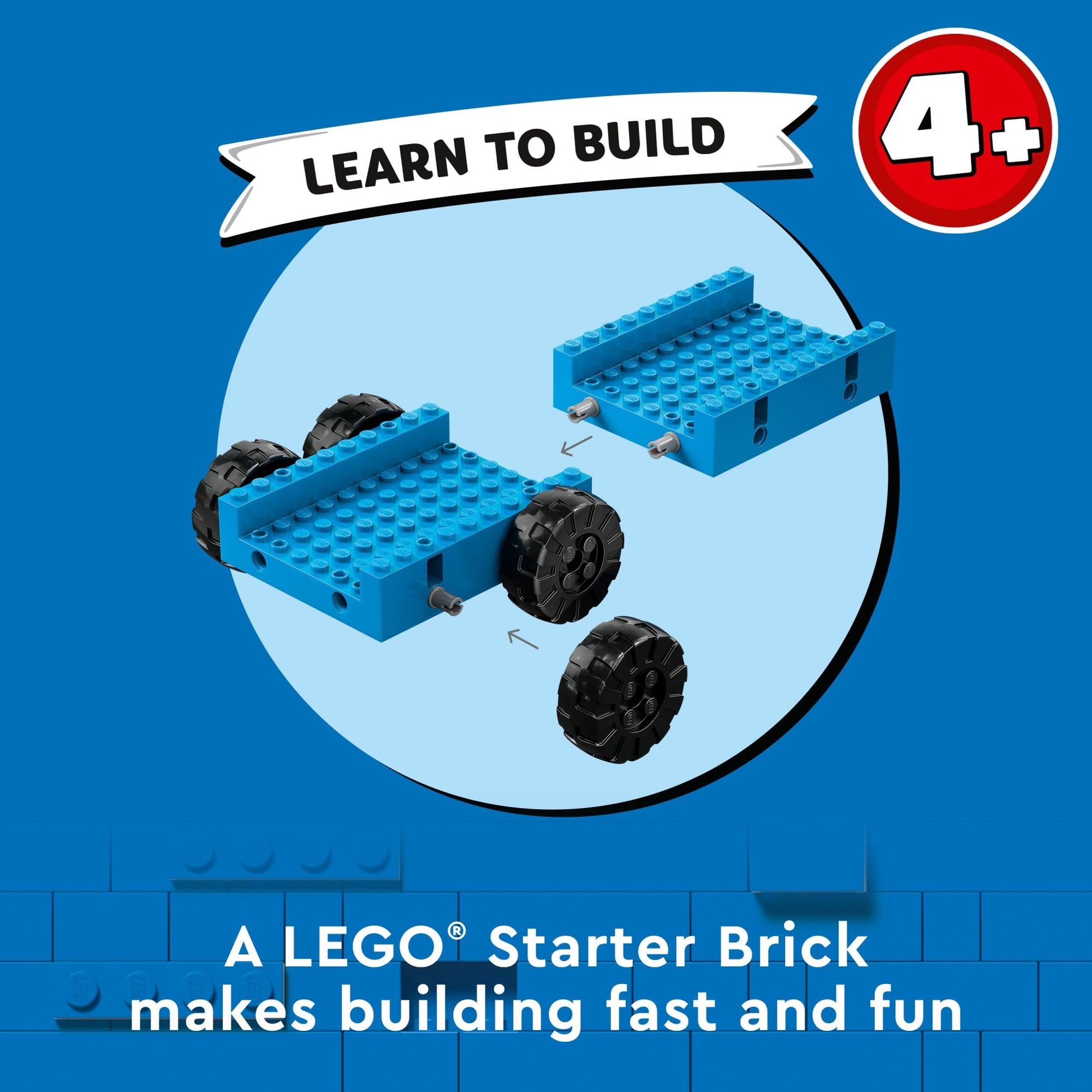 LEGO City Construction Trucks and Wrecking Ball Crane 60391 Building Toy Set for Toddler Kids Ages 4+, Includes 3 Construction Vehicles, an Abandoned