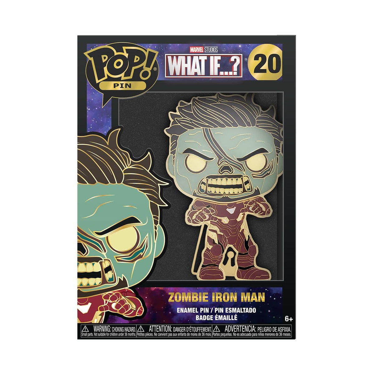 Funko Pop! Pin: Marvel - What If…?, Zombie Iron Man