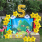 16PCS Foil Star Balloons, 40Inch Number 5 and Star Foil Balloons For Game Theme 5th Birthday Party Decorations Children Party Supply Party Decor ?5th?