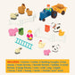 Battat Little Farmer's Playset Farm Animal Play Set, 25 Pieces, Toddler