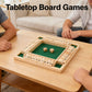 Shut The Box Dice Game, 2-4 Player Wooden Board Table Toy, Math Games for Adults and Teenager, Interactive Desktop Game Birthday Party Gifts