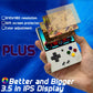 FINGEREVO Miyoo Mini Plus OnionOS Handheld Game Console 3.5-inch 640 * 480 Screen 3000mAh Miyoo-mini+ with Portable Case White