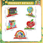 5Pcs Teacher Appreciation Table Decorations Teacher Appreciation Centerpieces Thank You Centerpieces for Wooden Thank You Best Teacher Centerpieces