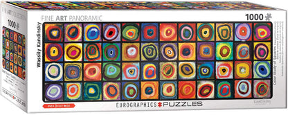 EuroGraphics Color Squares Panoramic by Wassily Kandinsky 1000-Piece Puzzle (6010-5443)