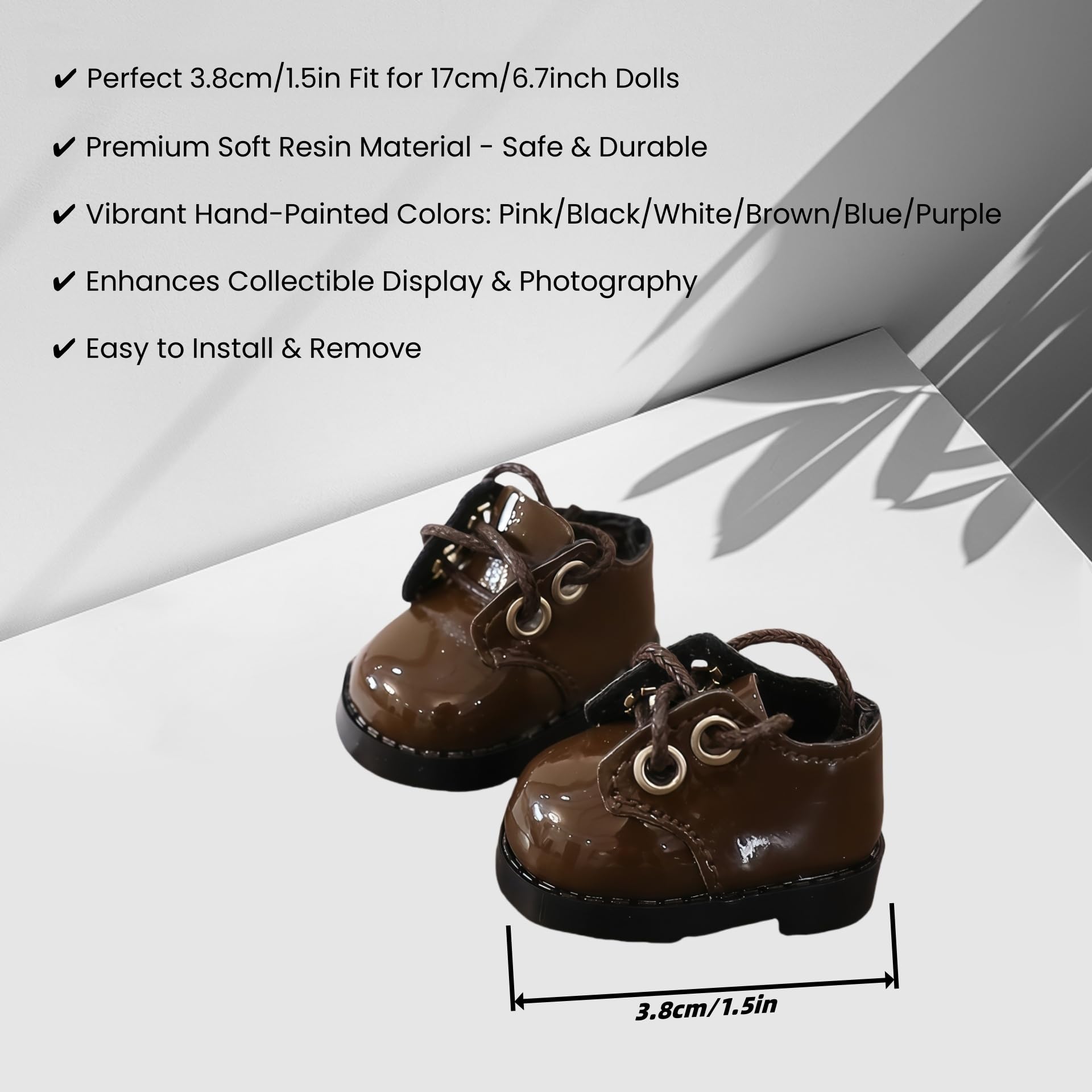 Clothes for Dolls Accessories, Cool Outfit Set for 17cm Doll Suit, Stylish Dress Up Doll Hat Clothing Set Replacement with Shoes