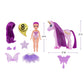 MGA Entertainment Dream Bella Color Change Surprise Little Fairies 5.5" Doll and Little Unicorn 2 Pack- Aubrey and Lavender,Purple Fairy and
